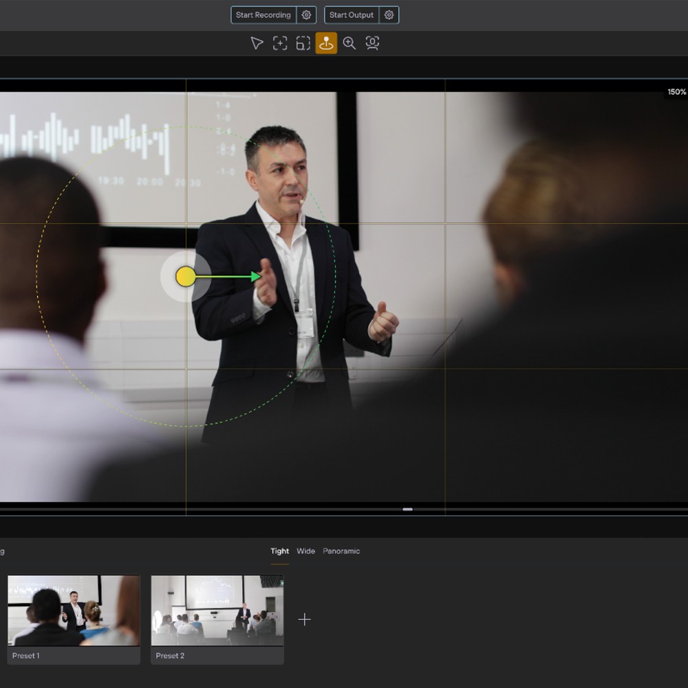 Intutive PTZ Camera Controls