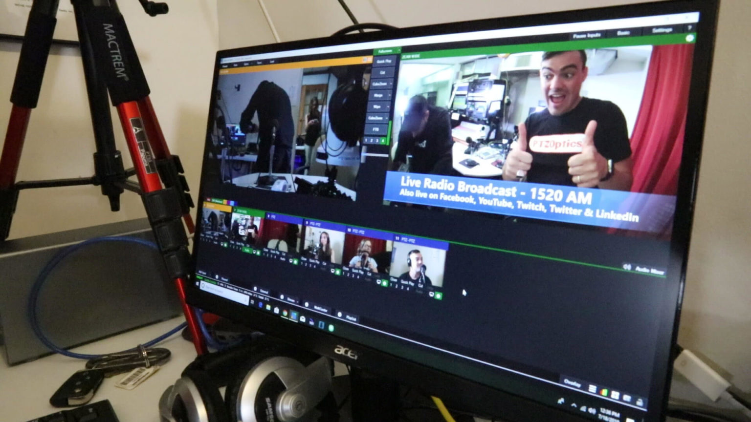 Live Broadcasting Touch OSC Controller