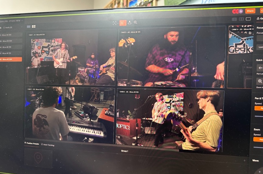 Live streaming a band remotely