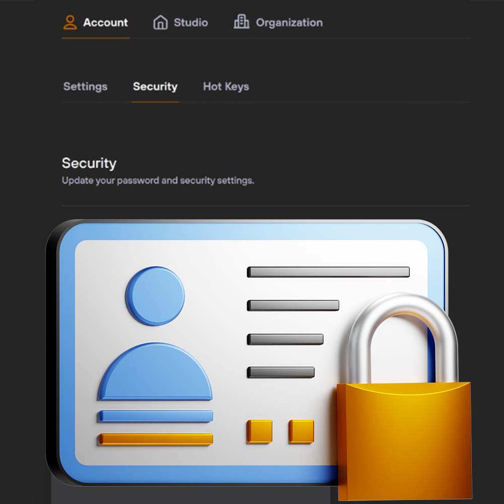 Update your security settings in Hive