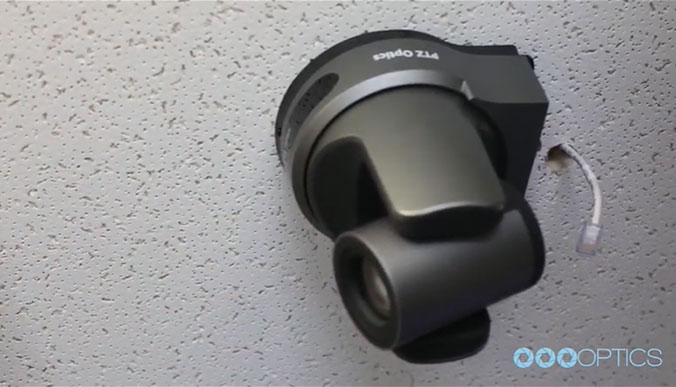Camera ceiling mounted