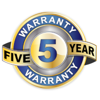 5 year warranty
